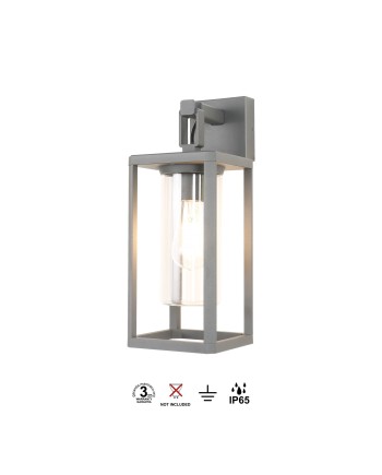 ALPS * APLIQUE 1L E27 IP65 GRIS OSCURO